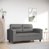 vidaXL Sofa Chair Upholstered Club Armchair for Living Room Microfiber Fabric - 2 of 4