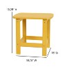 Emma and Oliver Indoor/Outdoor Polyresin Adirondack Side Table for Porch, Patio, or Sunroom - 4 of 4