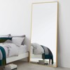Dovelina Modern Metal Frame Rectangle Decorative Wall Mirror - 2 of 4