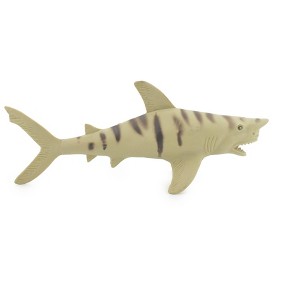 Collectible Wildlife Gifts | Shark, Tiger Shark, High Quality, Hand Painted, Plastic Fish, Realistic, Model, Toy, Gift,         6"        RI49 B223 - 1 of 4
