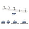 Unique Bargains Stainless Steel Wall Mounted Durable Waterproof Coat Hook Rack 2 Pcs - 3 of 4