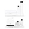 Unique Bargains Acrylic Waterproof Bathroom Floating Shelf 11.8 x 7.9 x 2 Inch Clear - 3 of 4