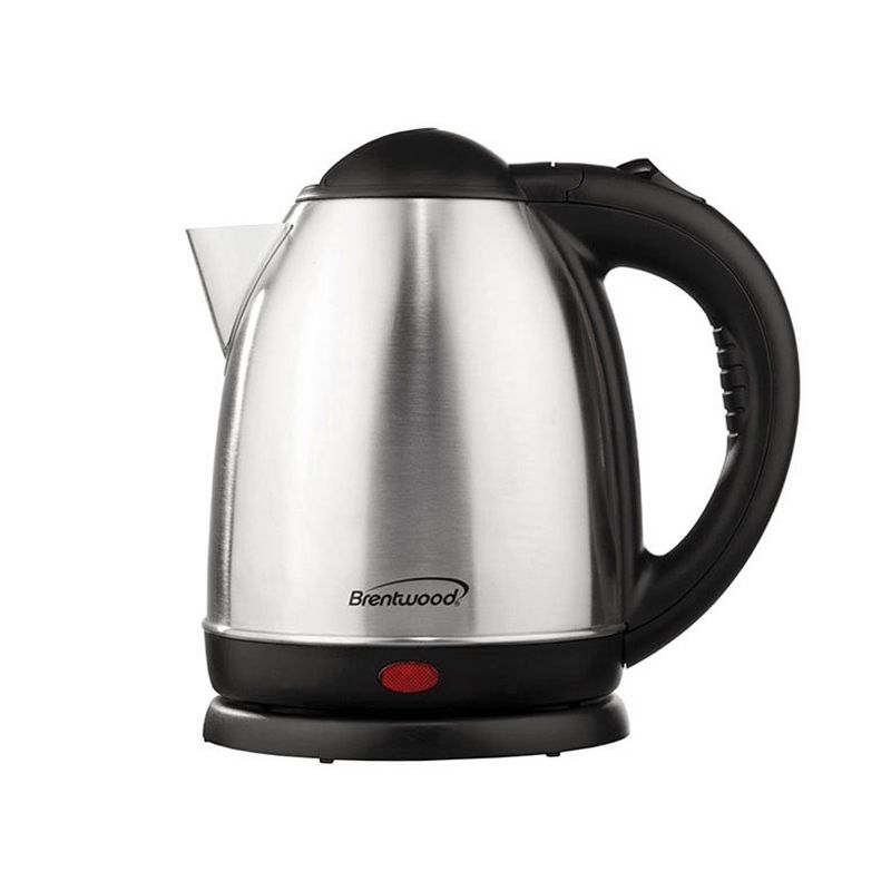Brentwood 1.5 Liter 1000W Stainless Steel Electric Cordless Tea Kettle, 4 of 8