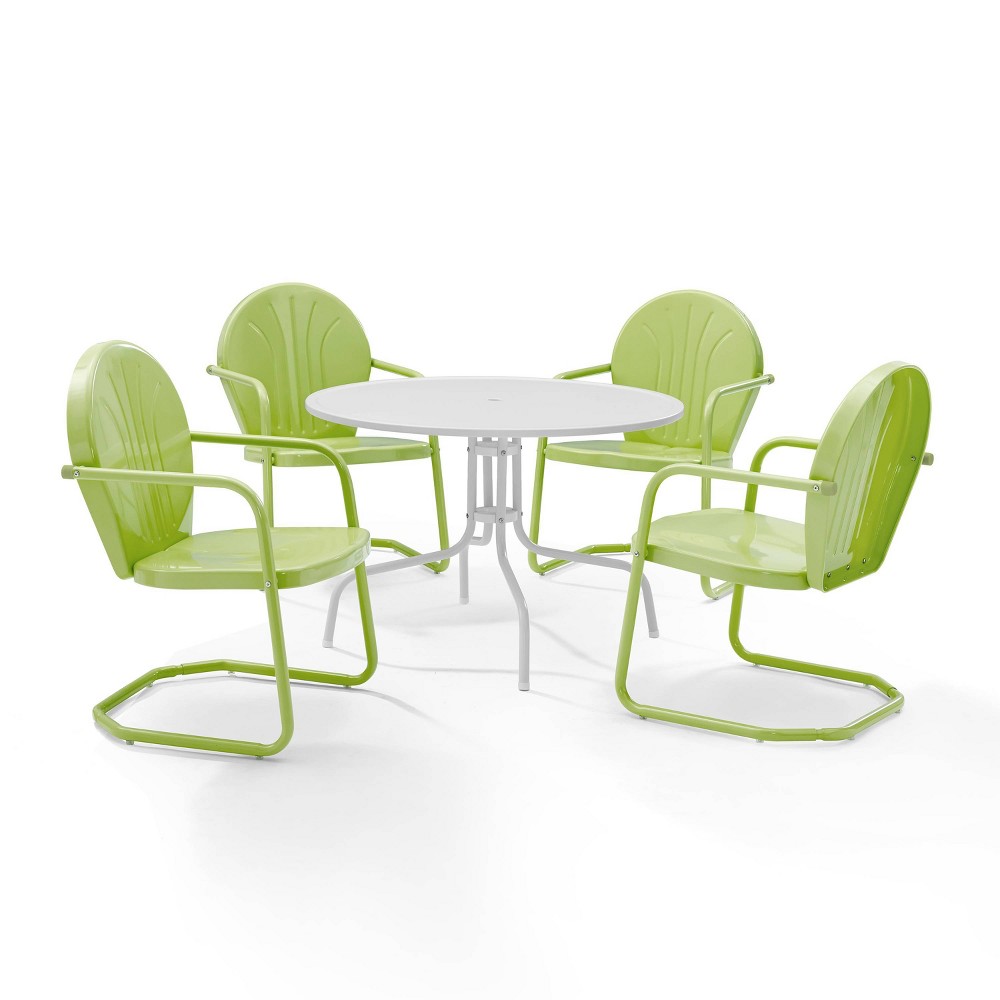 Photos - Garden Furniture Crosley Griffith 5pc Outdoor Dining Set - Key Lime  