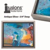 Creative Mark Illusions Floater Frame for 3/4" Depth Stretched Canvas Paintings & Artwork - [Antique Silver] - image 4 of 4