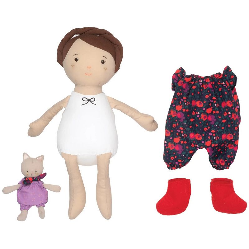 Manhattan Toy Playdate Friends Freddie Machine Washable and Dryer Safe 14 Inch Doll with Companion Stuffed Animal, 5 of 12