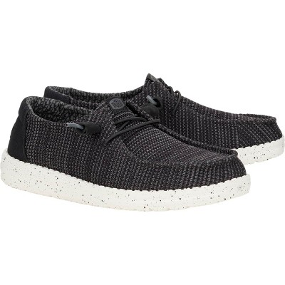 Обувь HEYDUDE Women Wendy Stretch Sox Wide , Black/White, 12 — фото 2