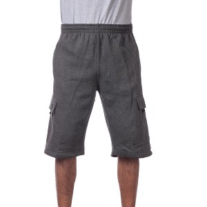 Pro Club Men's Six Pocket Fleece Cargo Shorts - 1 of 4