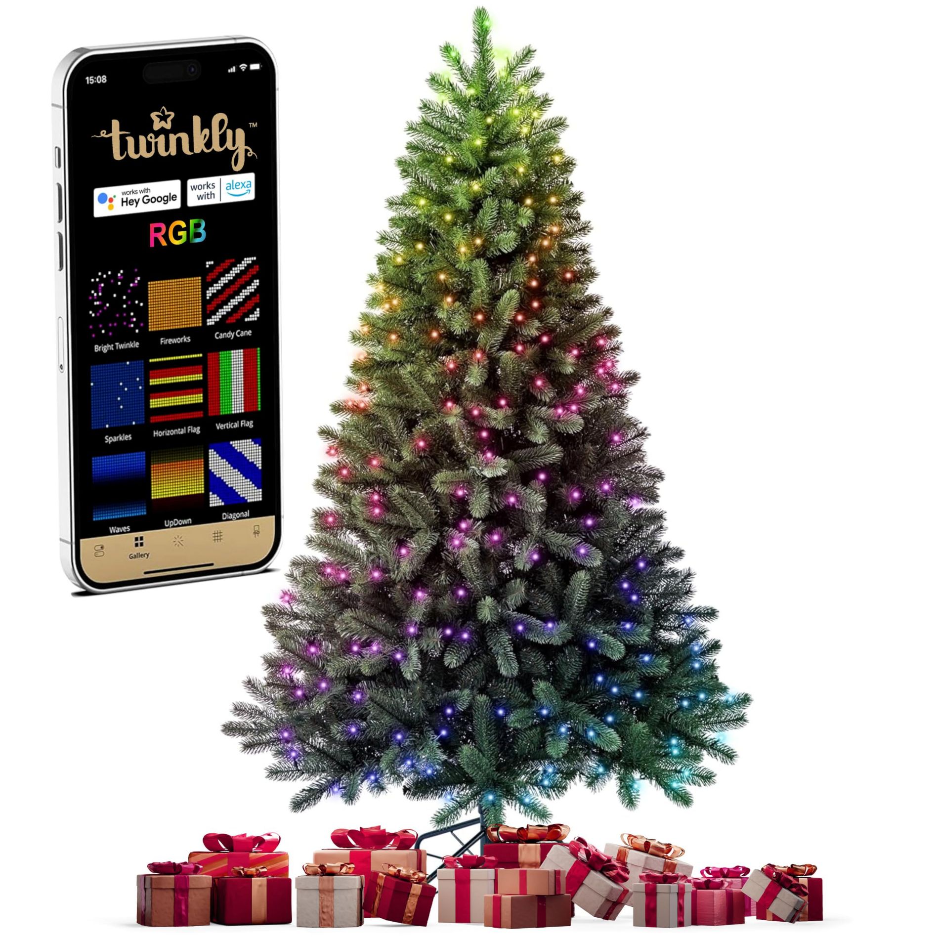 Twinkly Pre-Lit Christmas Tree