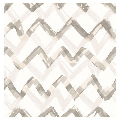 Devine Color Painted Chevron Peel & Stick Wallpaper