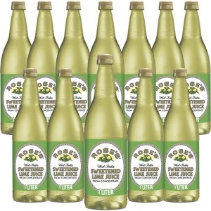 Rose’s Sweetened Lime Juice 12 Pack 1 Liter Bottle, | Perfect for Cocktails, Beverages, and Mixers - 1 of 4