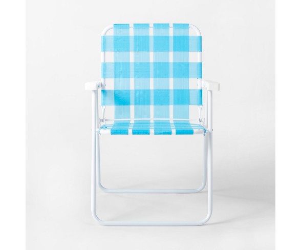 Webstrap Beach Chair Blue - Sun Squad&#153;