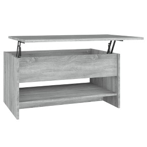 vidaXL Coffee Table Gray Sonoma 31.5"x19.7"x15.7" Engineered Wood - 1 of 4