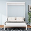 Whisen Full Size Murphy Bed Frame & 61.5" Cabinet Bed Folding Wall Bed with Desk Combo - 2 of 4