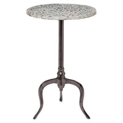 Contemporary Marble Accent Table Gray - Olivia & May