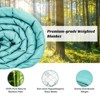 20lbs Heavy Weighted Blanket Soft Fabric Breathable 60''x80'' Pink\Blue\Green - 3 of 4