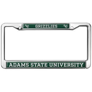 Adams State University Grizzlies Full Size Standard License Plate Metal Frame - 1 of 4