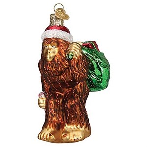 Old World Christmas Glass Blown Ornament for Christmas Tree, Santa Sasquatch - 1 of 4