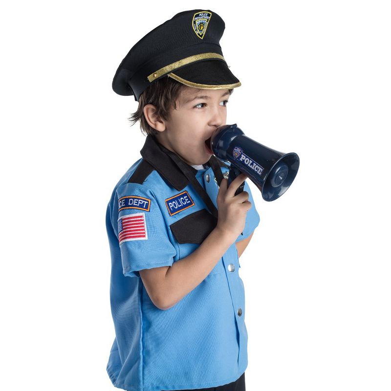 Dress Up America Pretend Play Police Officer's Megaphone with Siren Sound for Kids, 5 of 6
