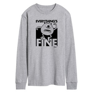 Men's - Disney - Everythings Fine Long Sleeve Graphic T-Shirt - 1 of 4