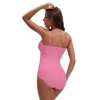INSPIRE CHIC 3 Packs Women's Scoop Neck Sleeveless Seamless Bodysuit Tummy Control Briefs Body Shaper - 2 of 4