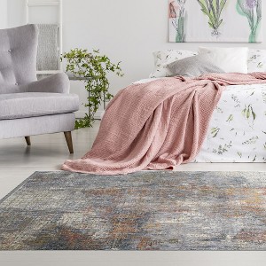 Modern Luxury carpet, Abstract, Cut Pile 1'10" x 2'6" Rectangle - 1 of 4