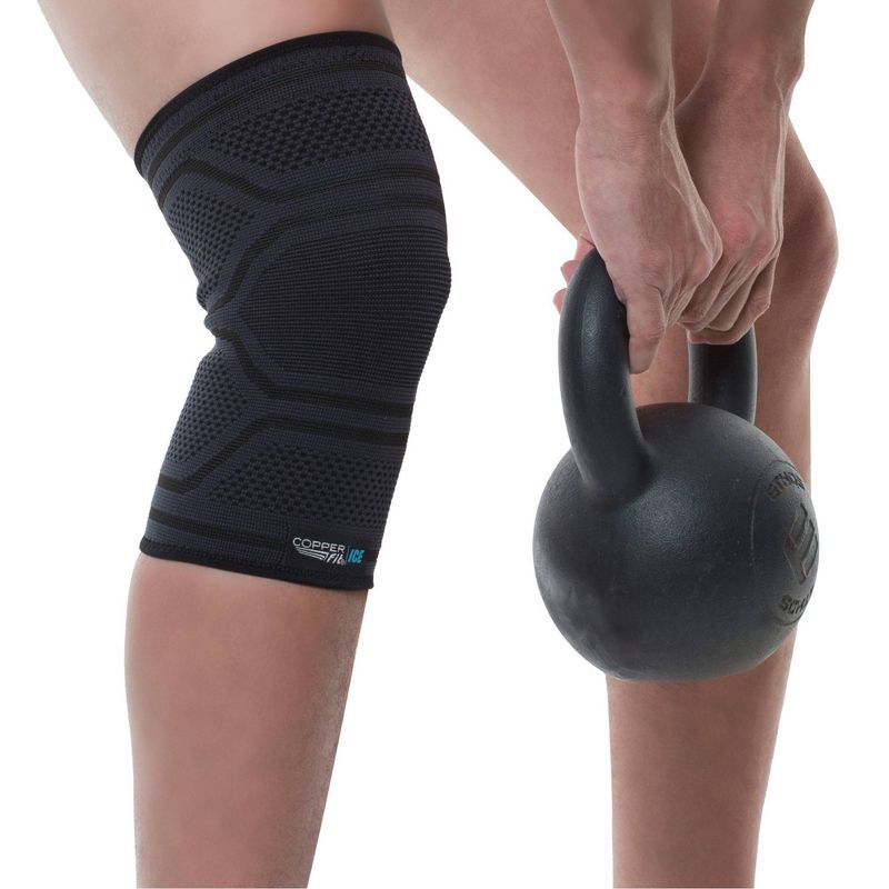 Copper Fit Ice Knee Sleeve Infused with Cooling Action and Menthol - L/XL, 2 of 7