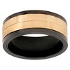 Men's West Coast Jewelry Goldtone Two-Tone Stainless Steel Dual Spinner Ring - image 2 of 3