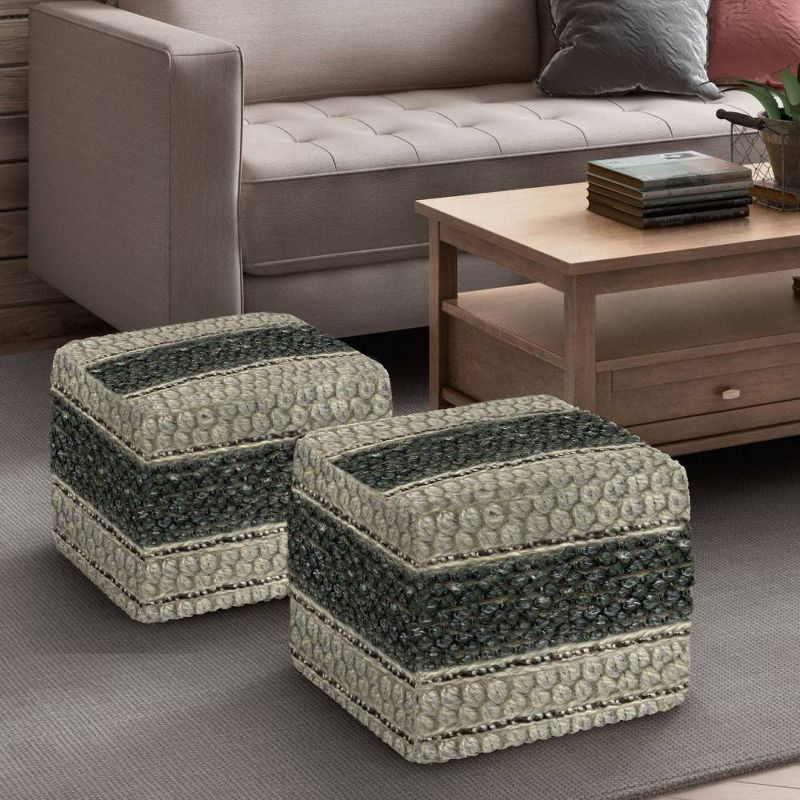 Heyfield Square Pouf - WyndenHall, 3 of 9