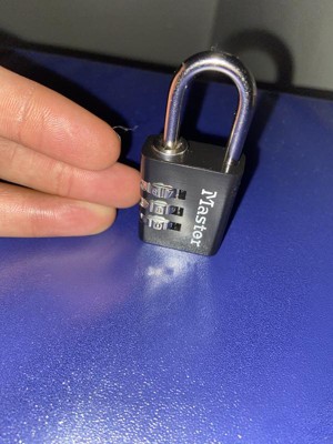 Master Lock 3pk 40mm Covered Brass Key Lock Set Black : Target