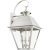 Livex Lighting Wentworth 3 - Light Wall Light in  Brushed Nickel - 3 of 4