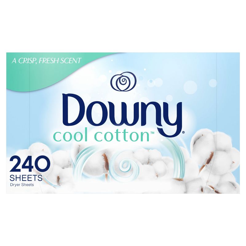 Downy Cool Cotton Fabric Softener Dryer Sheets - 240ct, 1 of 11