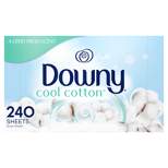 Downy Cool Cotton Fabric Softener Dryer Sheets - 240ct