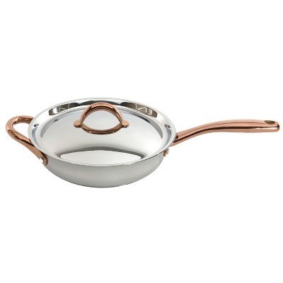 Ouro Gold 11-Piece Stainless Steel Cookware Set with Copper Handles