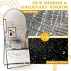 Beautyolove 24 in. W x 71 in. H Classic Arched Black Aluminum Alloy Framed Full Length Mirror Wall Mounted or Standing Floor Mirror - 4 of 4