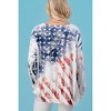 Women's Long Sleeve Flag Top - Blumin - 2 of 2
