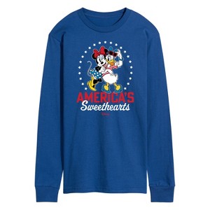Men's - Disney - Americana Long Sleeve Graphic T-Shirt - 1 of 4