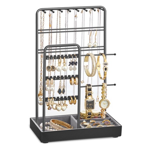 Deals Elegant Jewelry Display Case, Jewelry Holder Display Cabinet Jewelry Organizer A