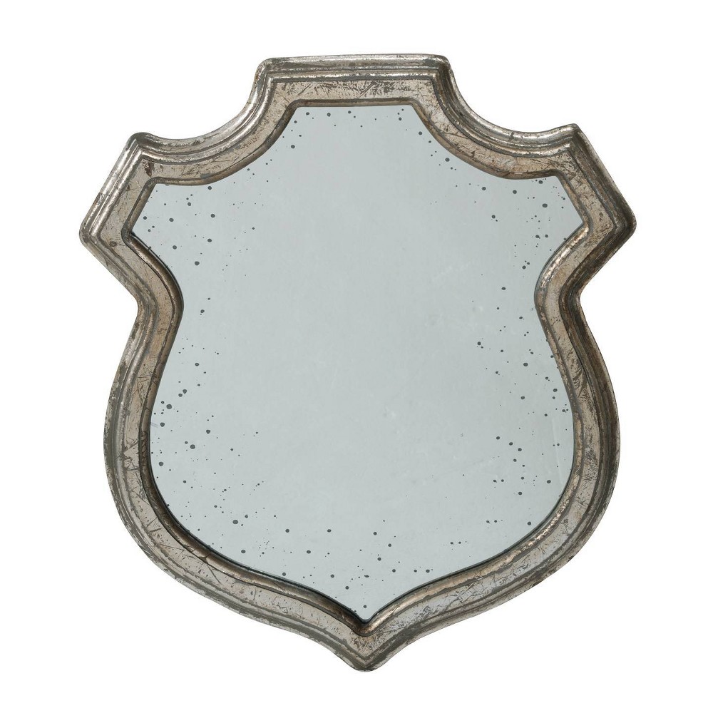 Photos - Wall Mirror 18" x 21" Empire Crest Medium Mirror Distressed Silver - A&B Home