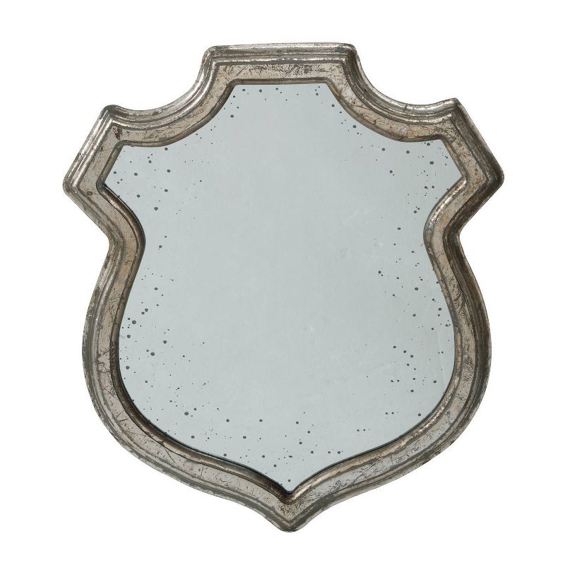 18&#34; x 21&#34; Empire Crest Medium Mirror Distressed Silver - A&#38;B Home, 1 of 9