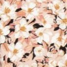 pale blush black floral