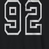 Rerun Island Men's 92 Collegiate Outline White Long Sleeve Graphic Cotton Sweatshirt Hoodie - 2 of 4