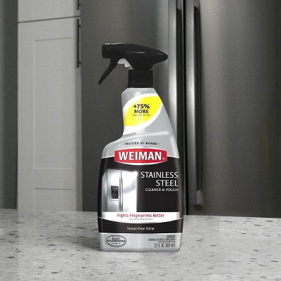 Weiman Stainless Steel Cleaner and Polish Trigger - 22 fl oz