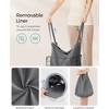 Collapsible Laundry Hamper with Removable Washable Liner, 11 Gallon Metal Frame Clothes Basket for Bedroom Bathroom, Black and Gray - 4 of 4