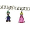 Super Mario Bros 5 Character Charm Chain Link Jewelry Bracelet For Women - 4 of 4