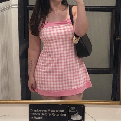 pink gingham dress target Petal and Pup Women's Tilbury Midi Dress