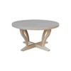 Lacasa Solid Wood Round Coffee Table - International Concepts - 4 of 4