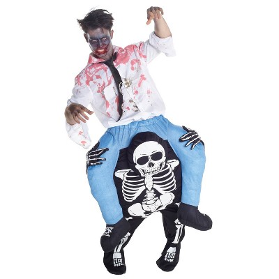 Adult Skeleton Piggyback Halloween Costume