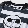 Boys' 4pc Nightmare Before Christmas Long Sleeve Pajama Set - White/Black - 3 of 4