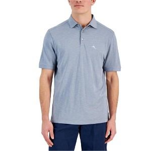 Tommy Bahama Mens Portola Point Space-Dyed Striped Polo Shirt - 1 of 1